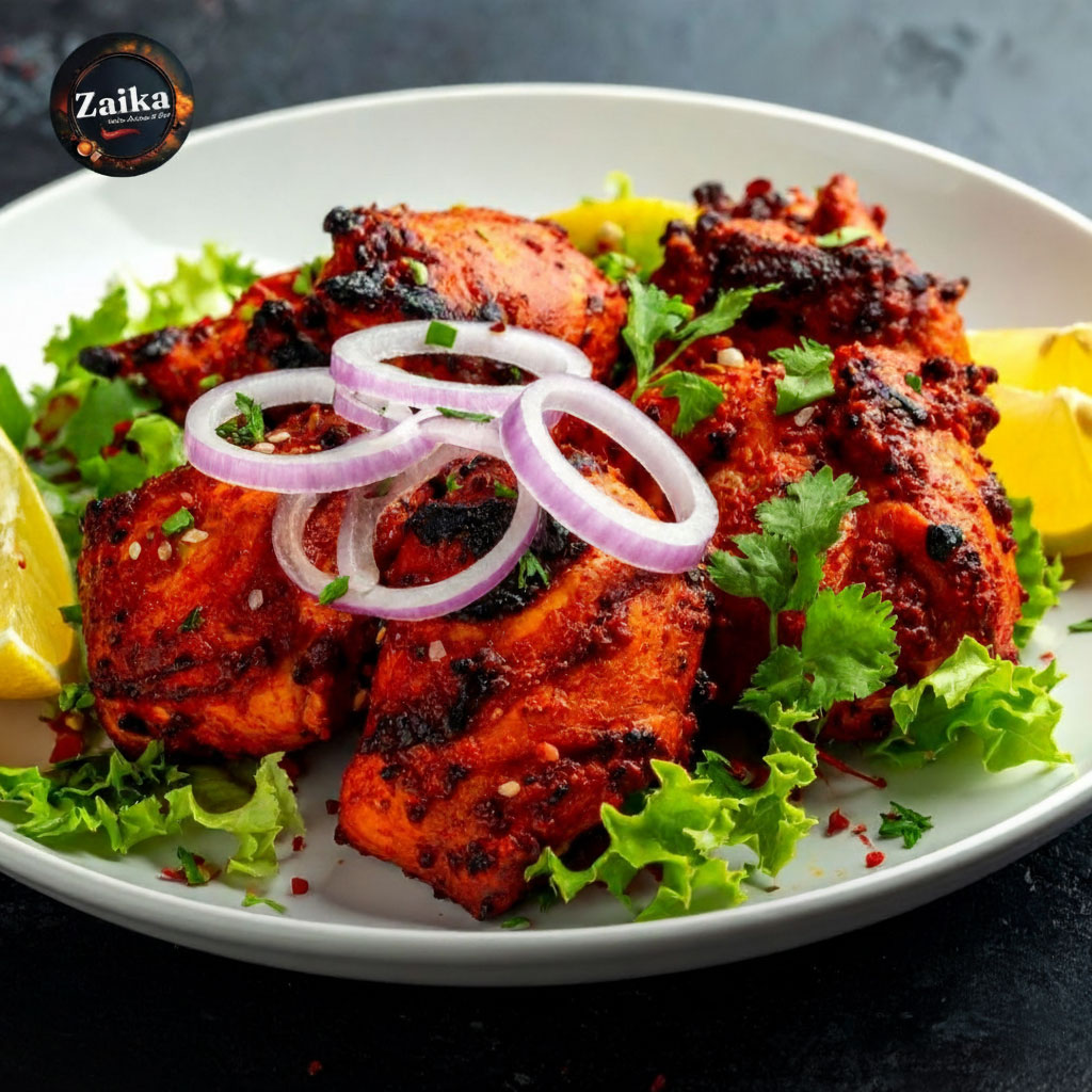 Zaika Retaurant Chicken Tikka in Dumbarton.